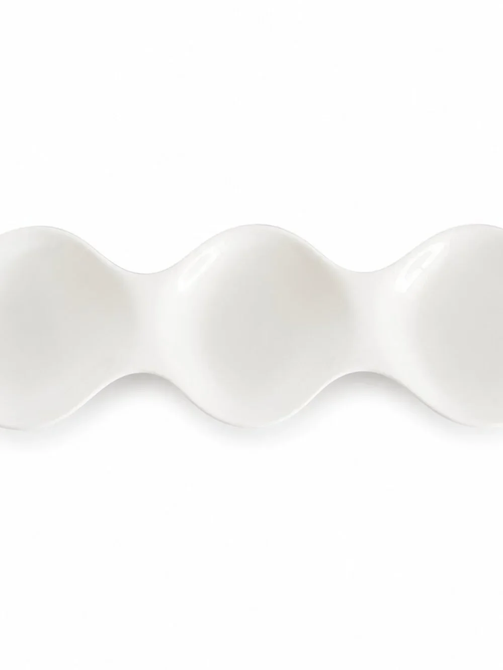 Pier 1 Triple Ceramic Condiment Server – EUC Entertaining Dish, White Modern